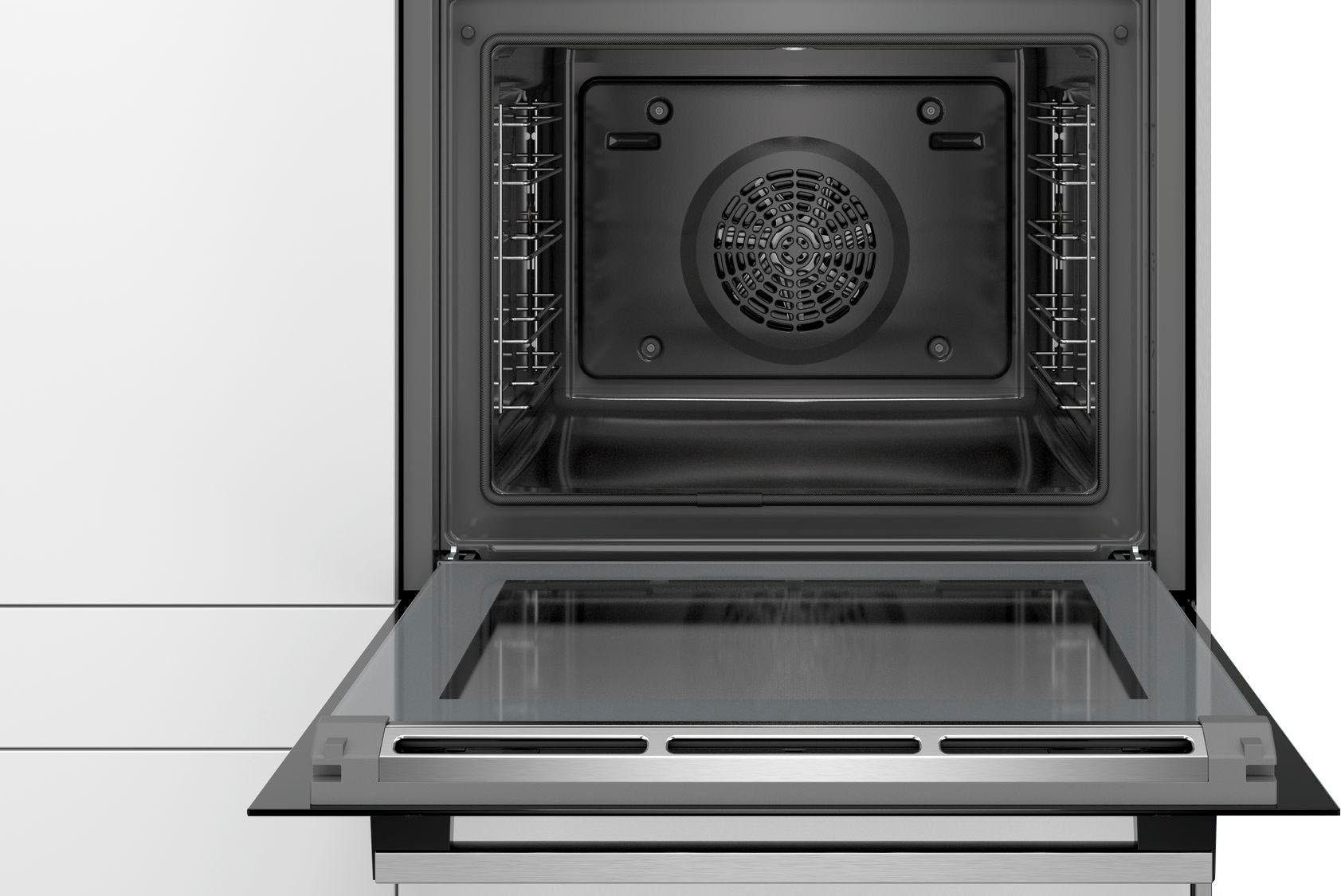 SIEMENS Einbaubackofen iQ500 HB579GBS0, mit Teleskopauszug nachrüstbar, Pyrolyse-Selbstreinigung