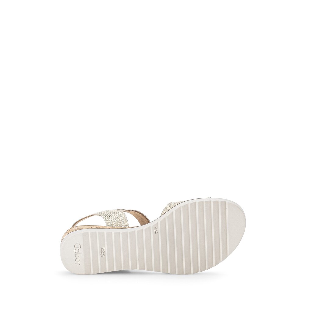 Gabor comfort Keilsandalette beige