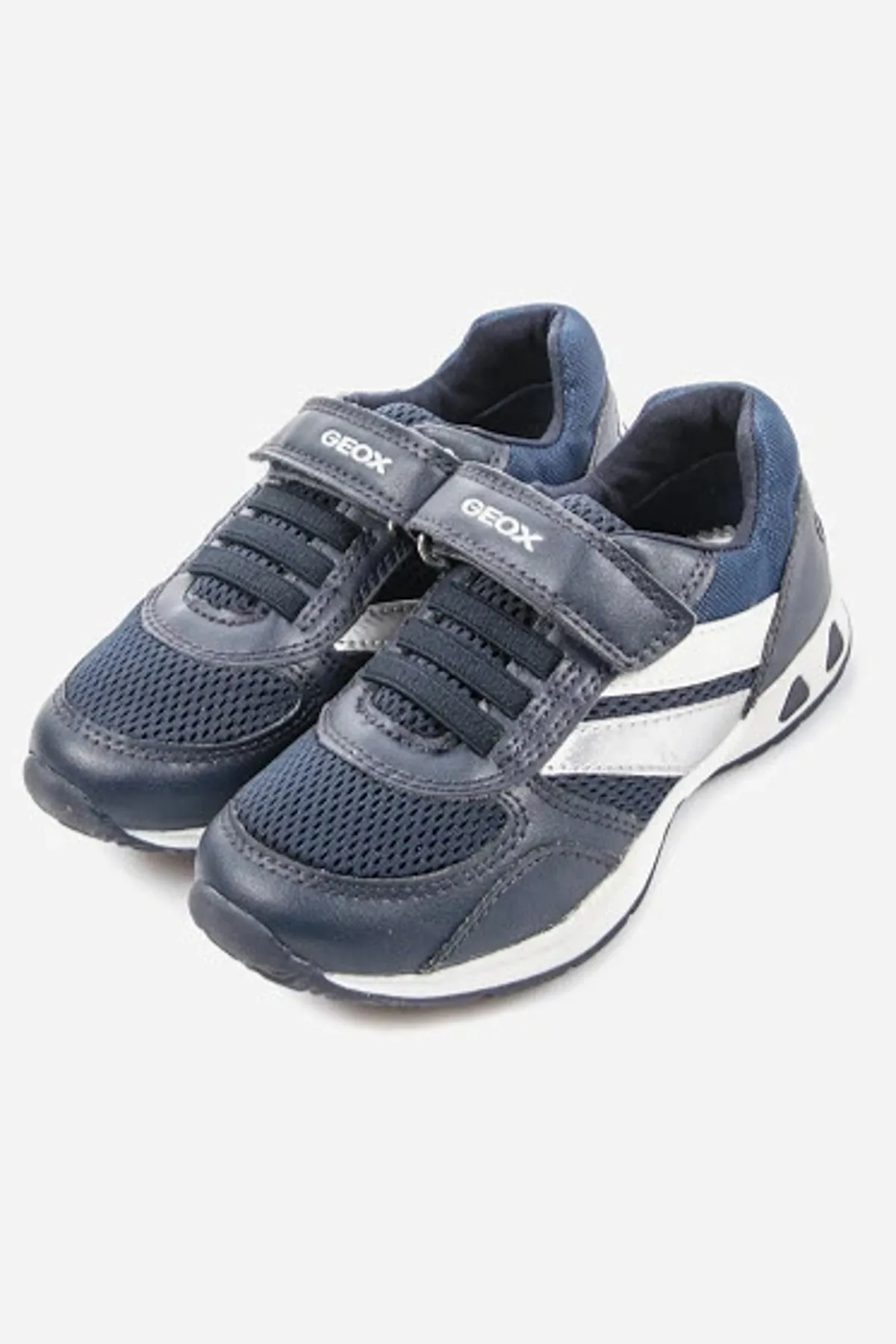 Geox  Herren Sneaker in Marineblau/Weiß