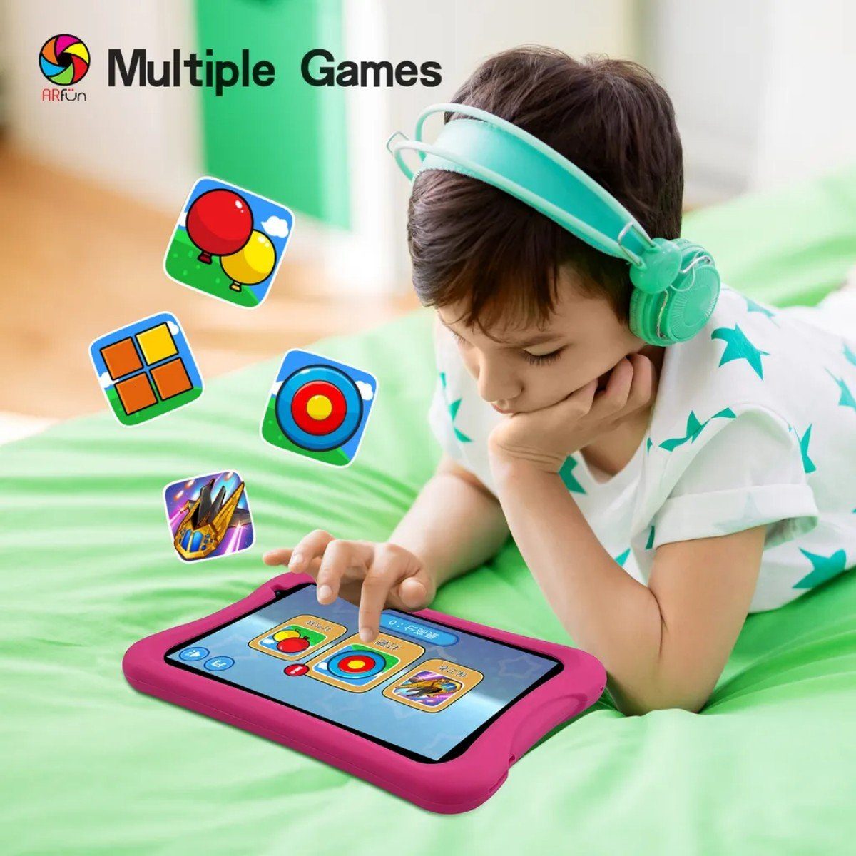 Hikeren 8 Zoll HD-IPS-Display Android 10 Kinder-Tablet,2 GB RAM 32 GB ROM Tablet (8)