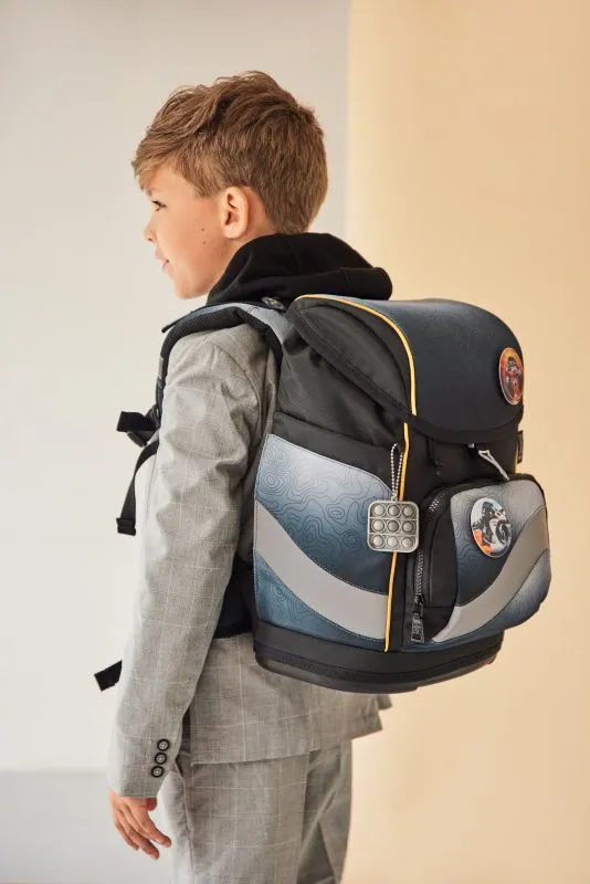 Belmil Premium Smarty Plus Schulra﻿nzen-Set 5-tlg - Black Grey