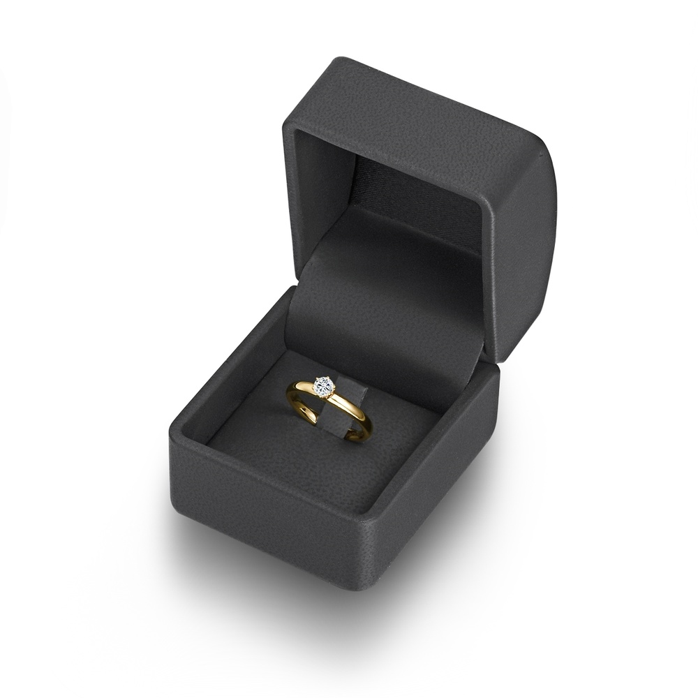 Trilani Bague en argent Argent sterling Oxyde de zirconium (CZ) en Or jaune Bague