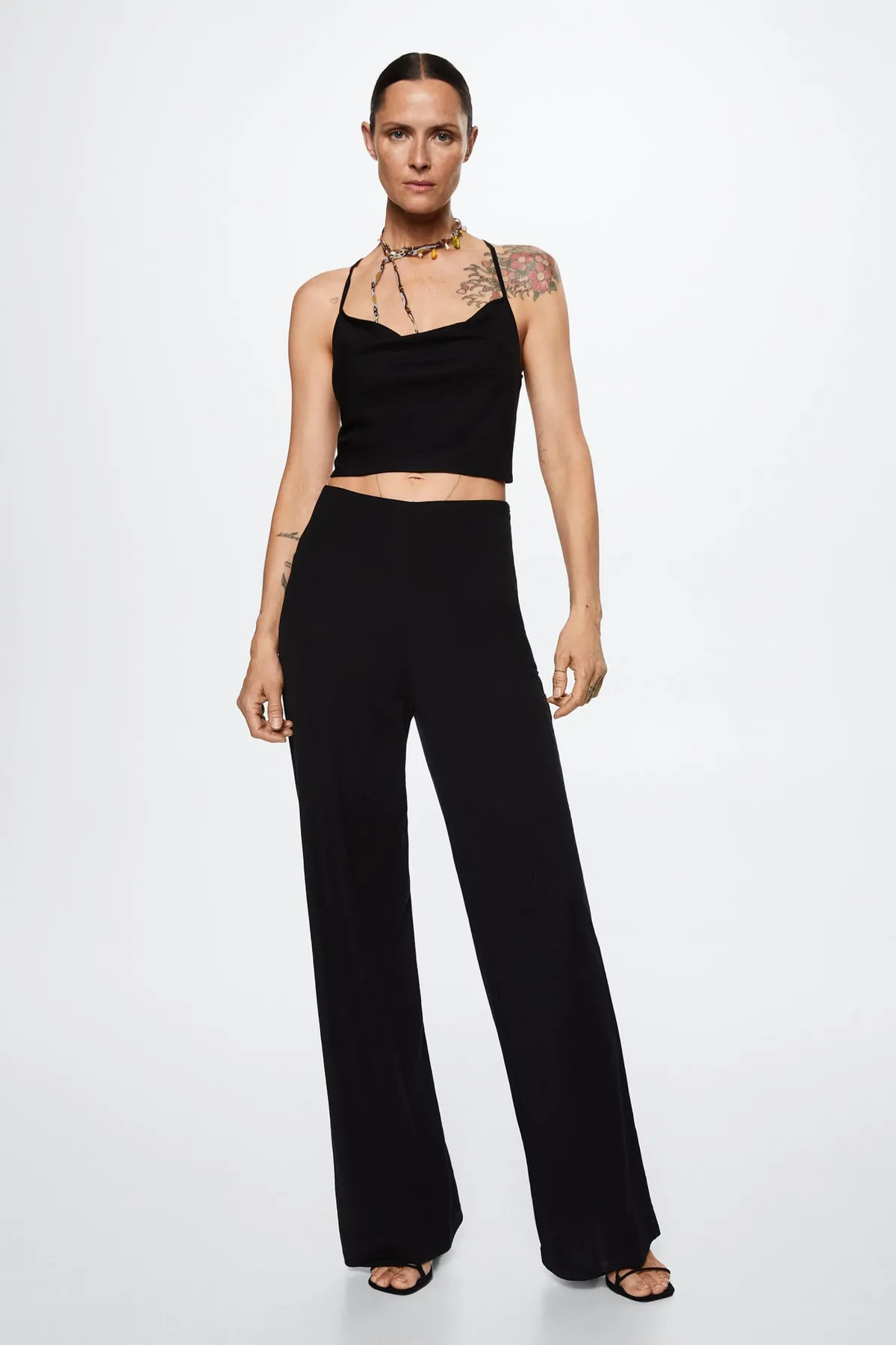 MANGO  37050456 Frau / Mädchen Schwarz