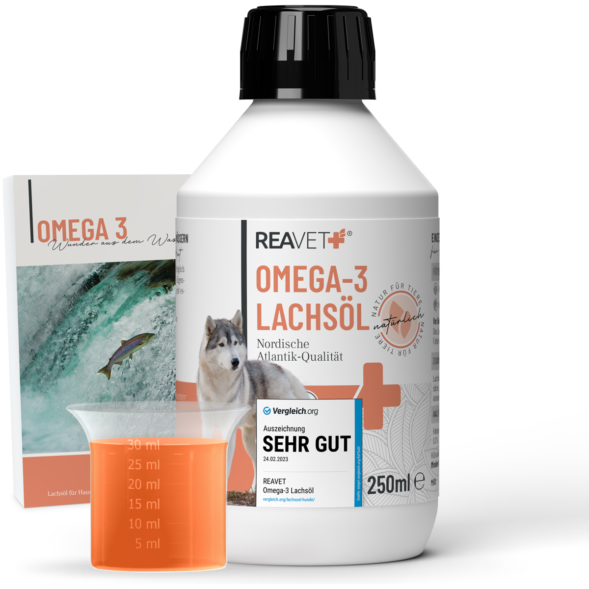 REAVET Ergänzungsfutter & Aufzucht REAVET Omega-3 Lachsöl 250ml