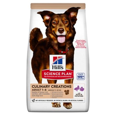 Hill's Science Plan Adult Culinary Creations Medium Ente & Kartoffel