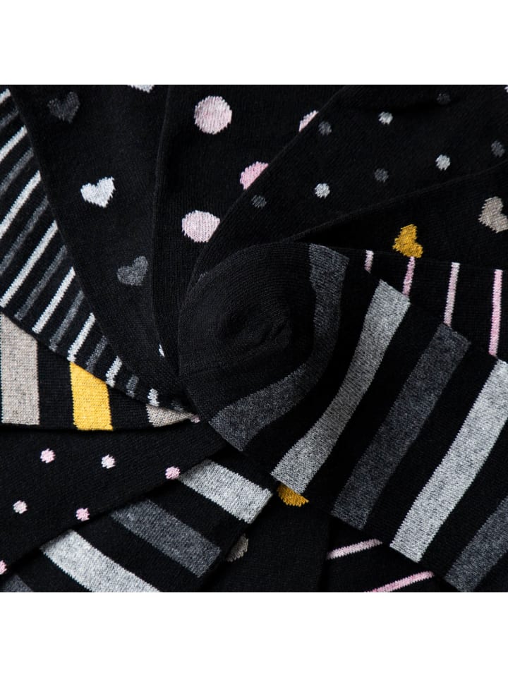 Occulto 10er Pack Muster Socken Rita in Schwarz günstig kaufen 35-38