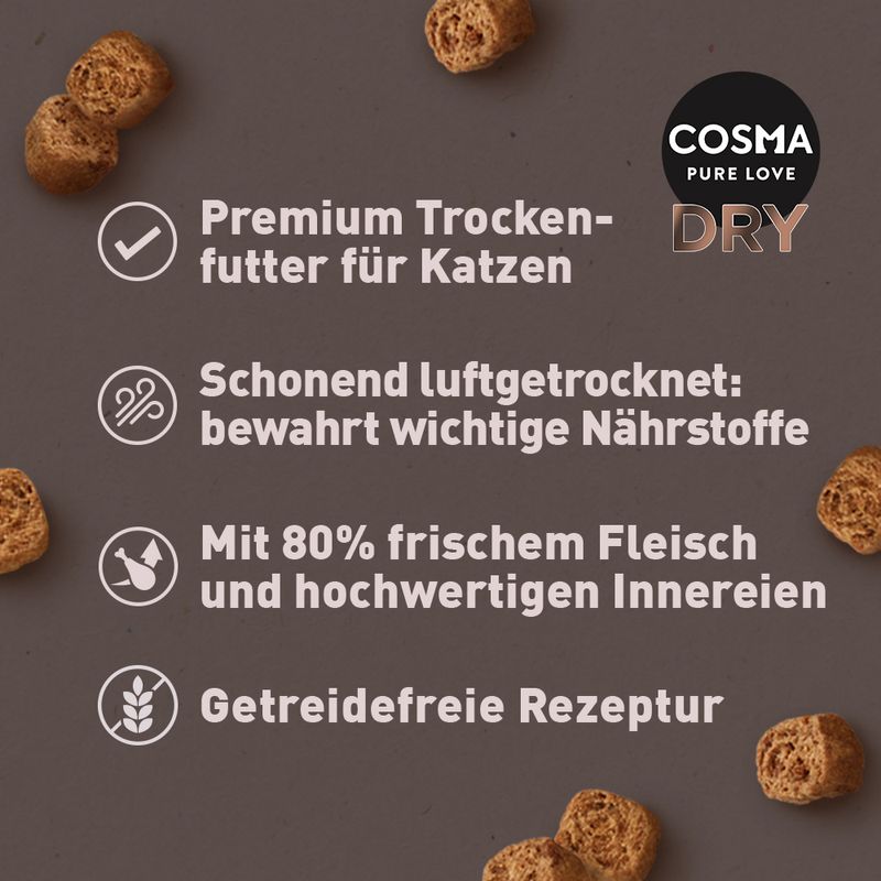 Cosma Trockenfutter Lachs & Huhn zu TOP-Preisen