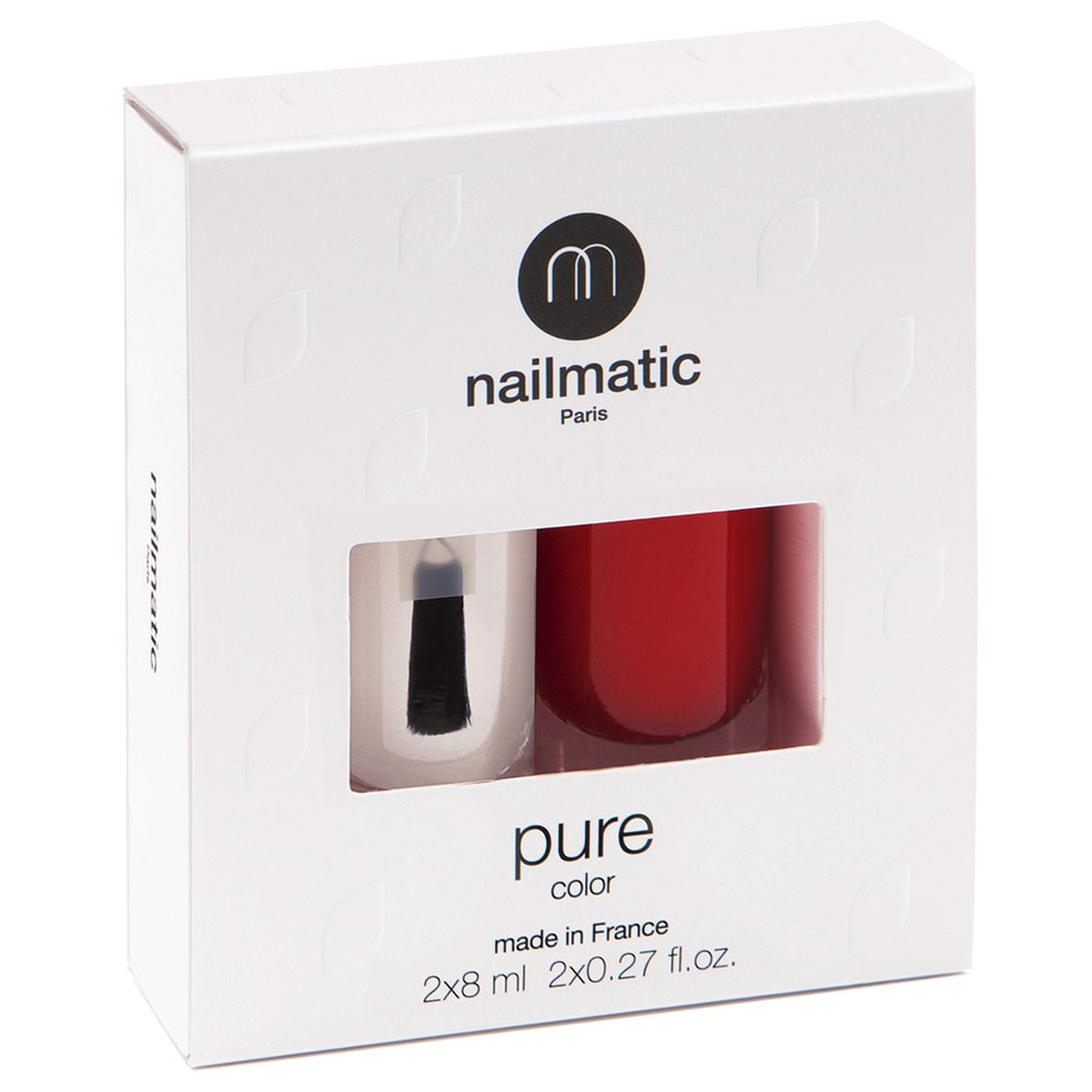nailmatic PURE color duo BASE & TOP + DITA vernis à ongles biosourcé jusqu'à 84%