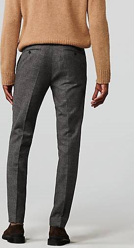 MEYER Chino-Hose Flannel Check Chino
