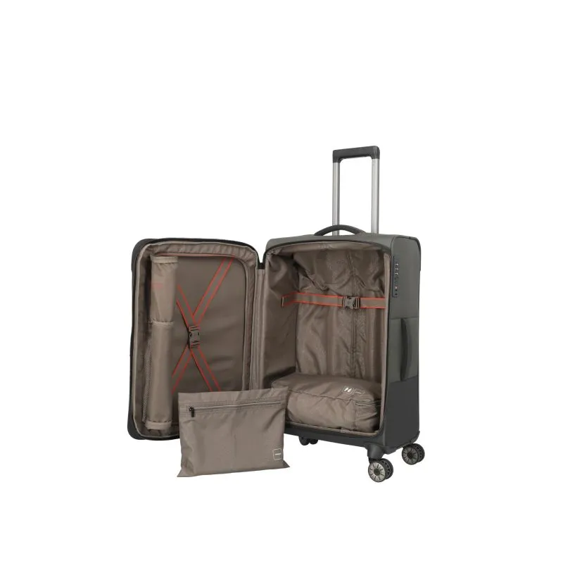 Travelite CROSSLITE Trolley M (66 cm) - Oliv