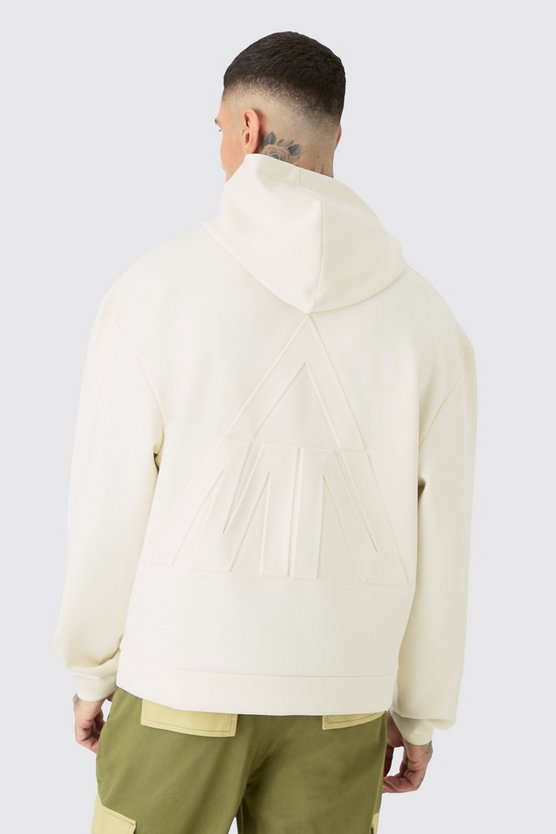 Tall kastiger Oversize Scuba Hoodie