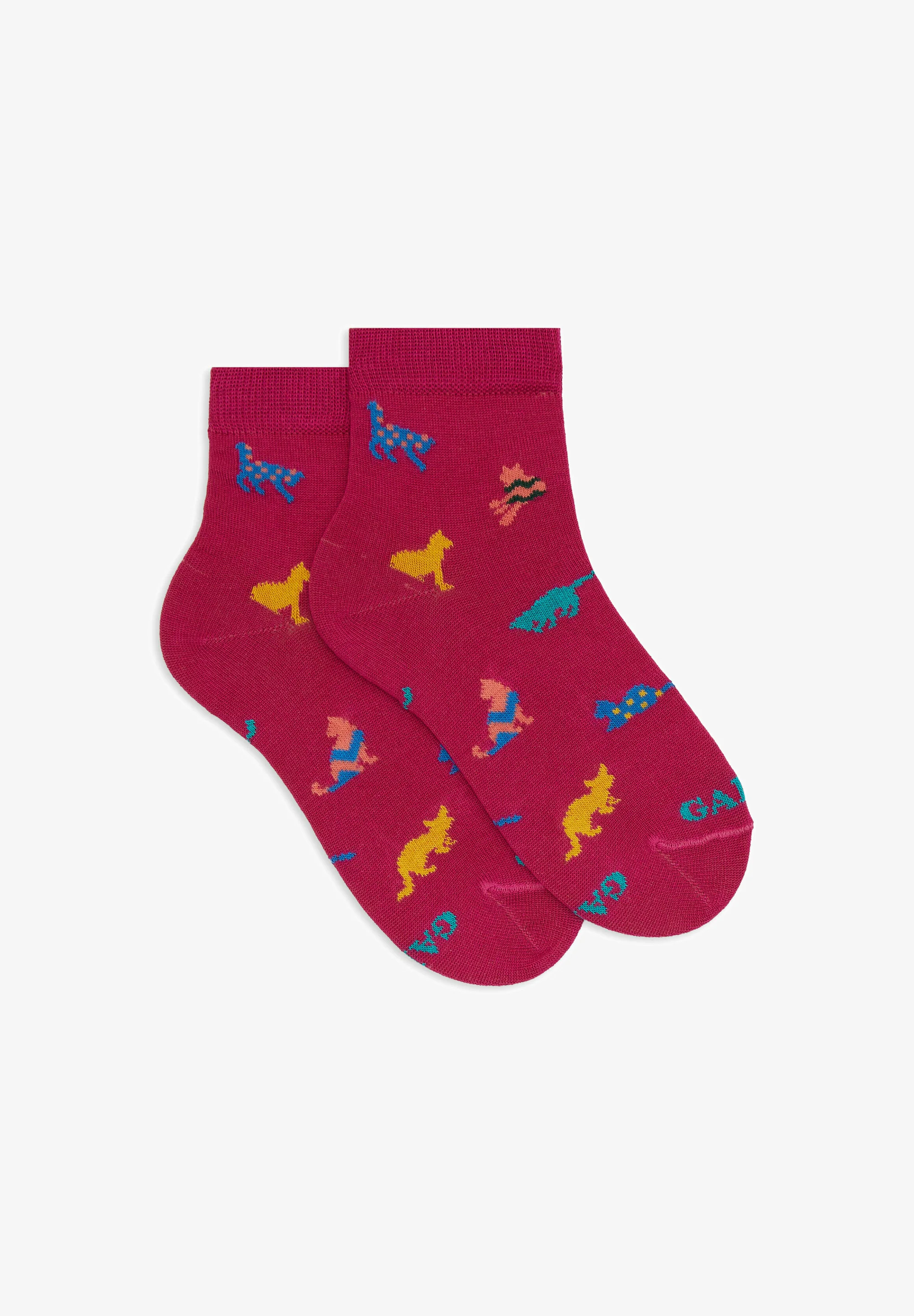 Gallo CON MOTIVO DE GATO - Calcetines