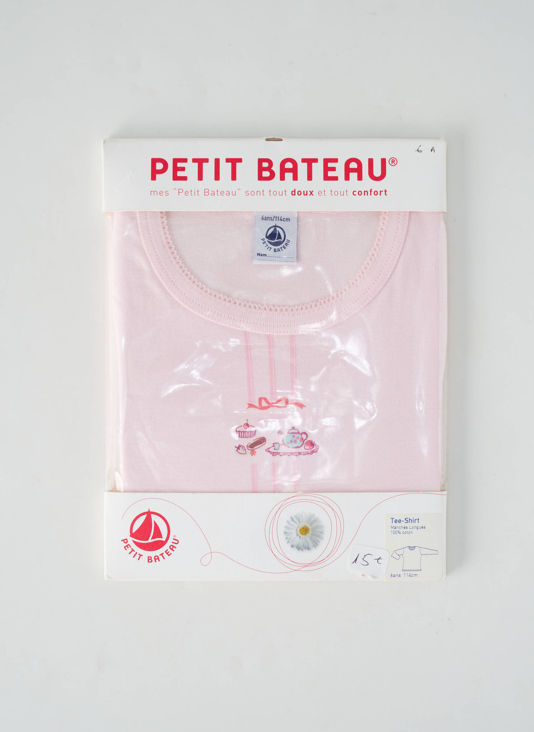 Petit Bateau Tshirts Fille couleur rose