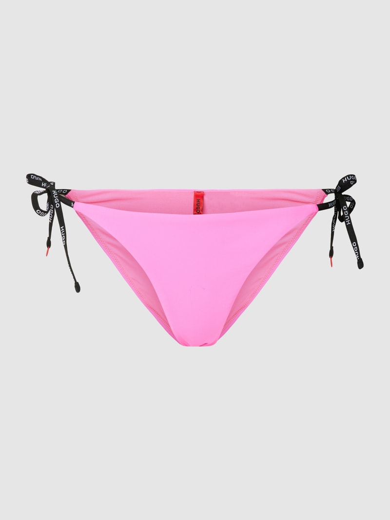 Bikini-Slip mit Schnürung Modell 'PURE' in pink