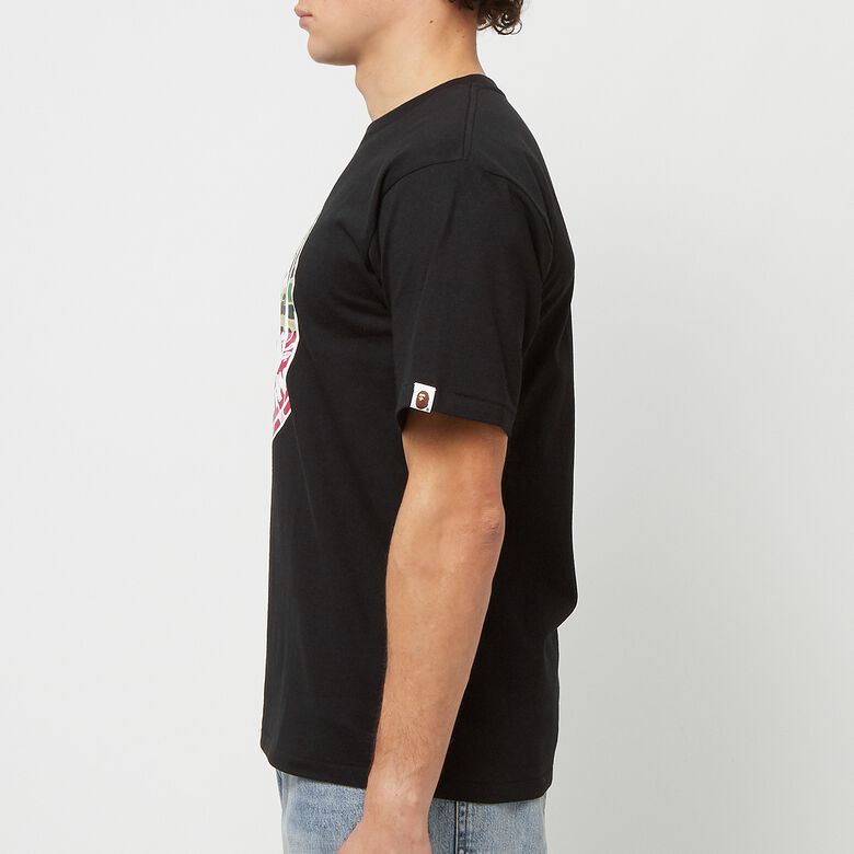 A Bathing Ape Abc Camo Crazy Busy Works Tee Black