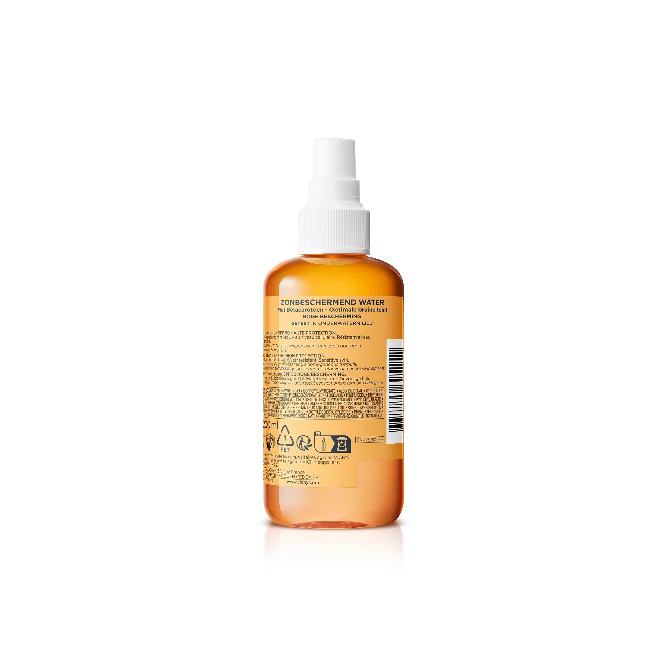 Capital Soleil Capital Soleil naptejvíz Abbron SPF 50 - Magas védelemmel ellátott testre való naptej.