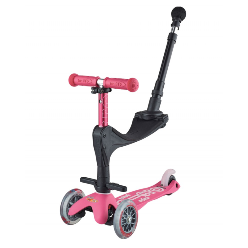 Trottinette évolutive 3 roues – Mini Micro 3en1 Deluxe + Rose