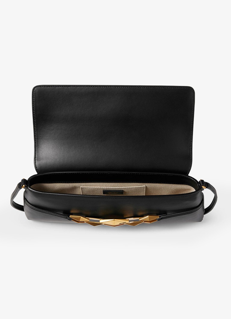 Borsa a tracolla Jimmy Choo in pelle di vitello con motivo a rombi