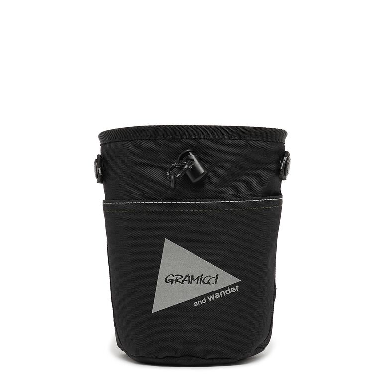 Gramicci x And Wander Multi Patchwork Chalk Pouch black