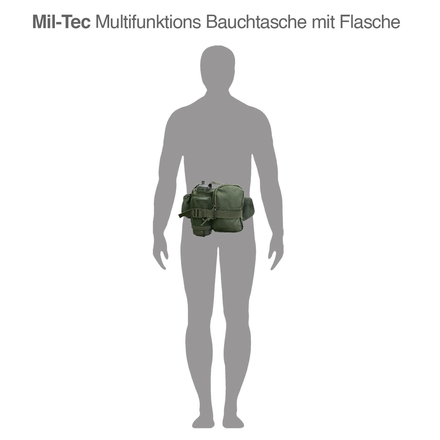 Multifunktions Bauchtasche m. Flasche