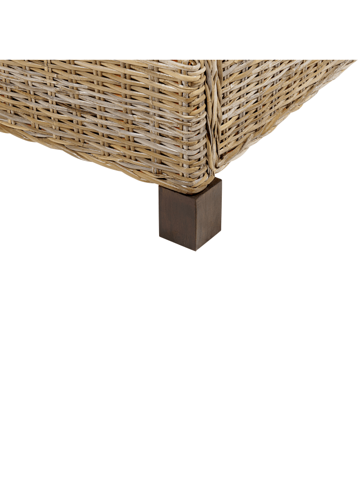 Beliani Doppelbett SALBRIS in /Dunkler Holzfarbton - (W) 152 x (H) 120 x (L) 213 cm günstig kaufen onesize