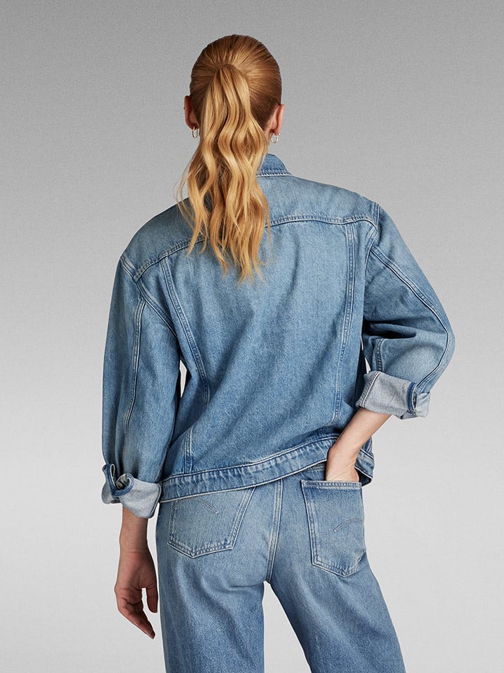 G-Star Jeansjacke in Blau günstig kaufen