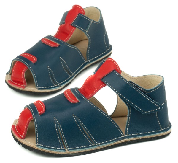 ZeaZoo ~ (W) Sandale Shell ~ Rot/Blau