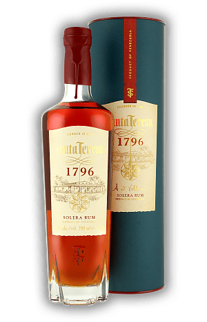 Santa Teresa 1796 Solera Rum Santa Teresa 1796 Solera Rum Ein Spitzenqualitäts-Rum und das Flaggschiff von Santa Teresa. Alter 15 J. - 0,7	 Liter - Vol 40%