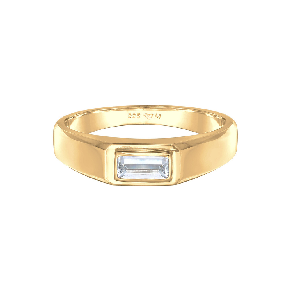 KUZZOI KUZZOI Bague Hommes Simple Elégant avec topaze en argent sterling 925 Bague