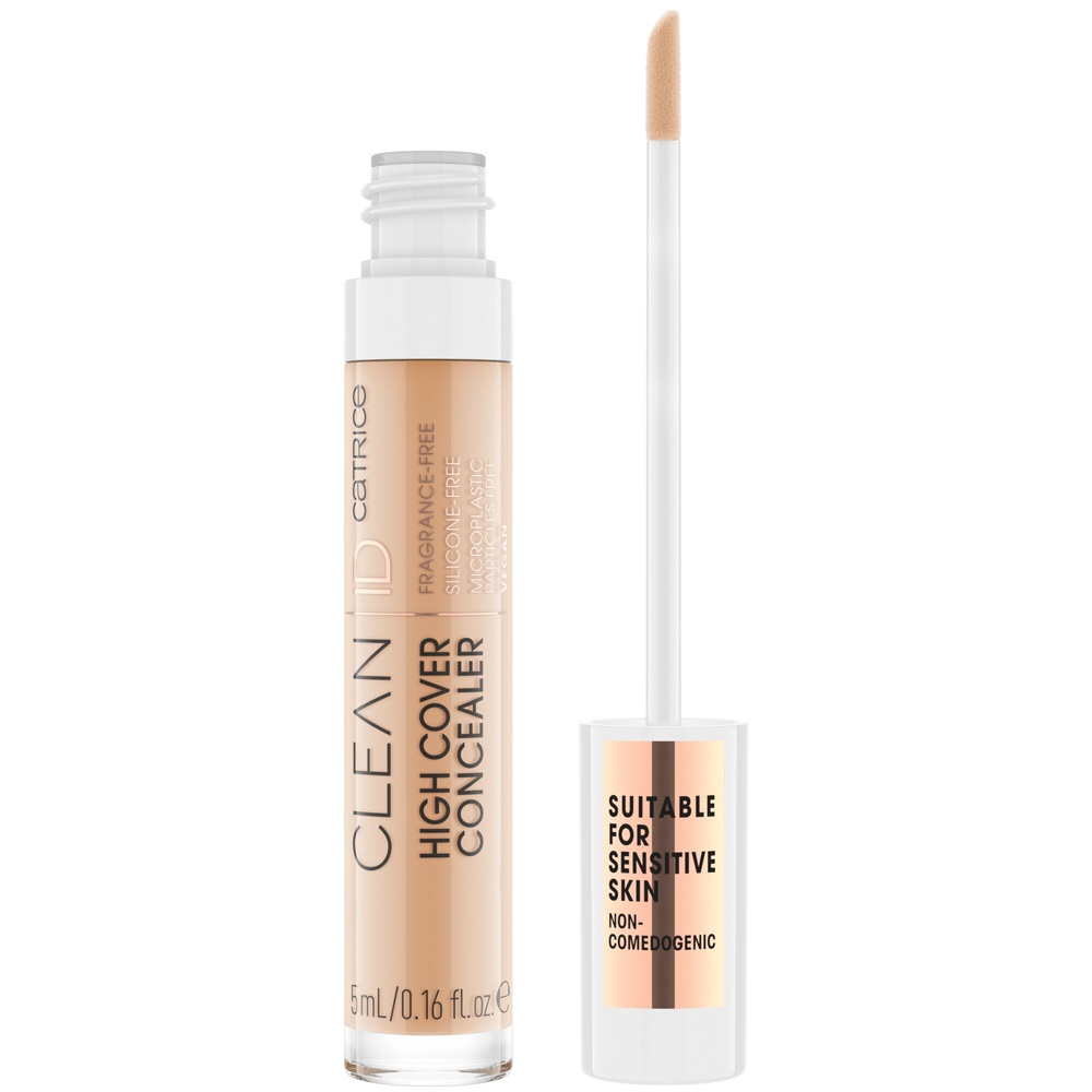 catrice Clean ID High Cover Concealer correcteur 020 Warm Beige Correcteur et Anticernes
