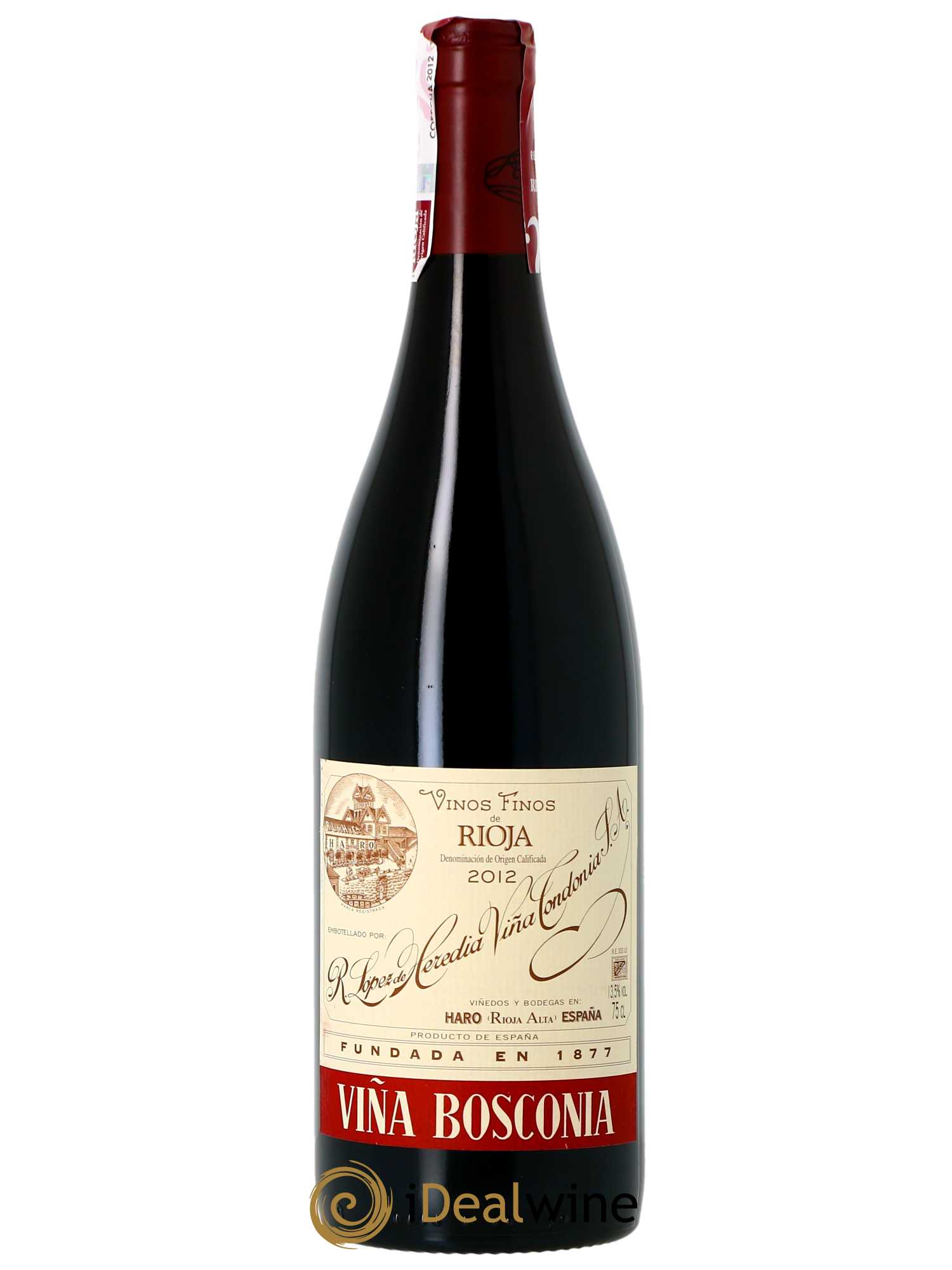 Rioja Viña Bosconia Reserva Vina Tondonia R. Lopez de Heredia  2012 - Lot de 1 Bouteille