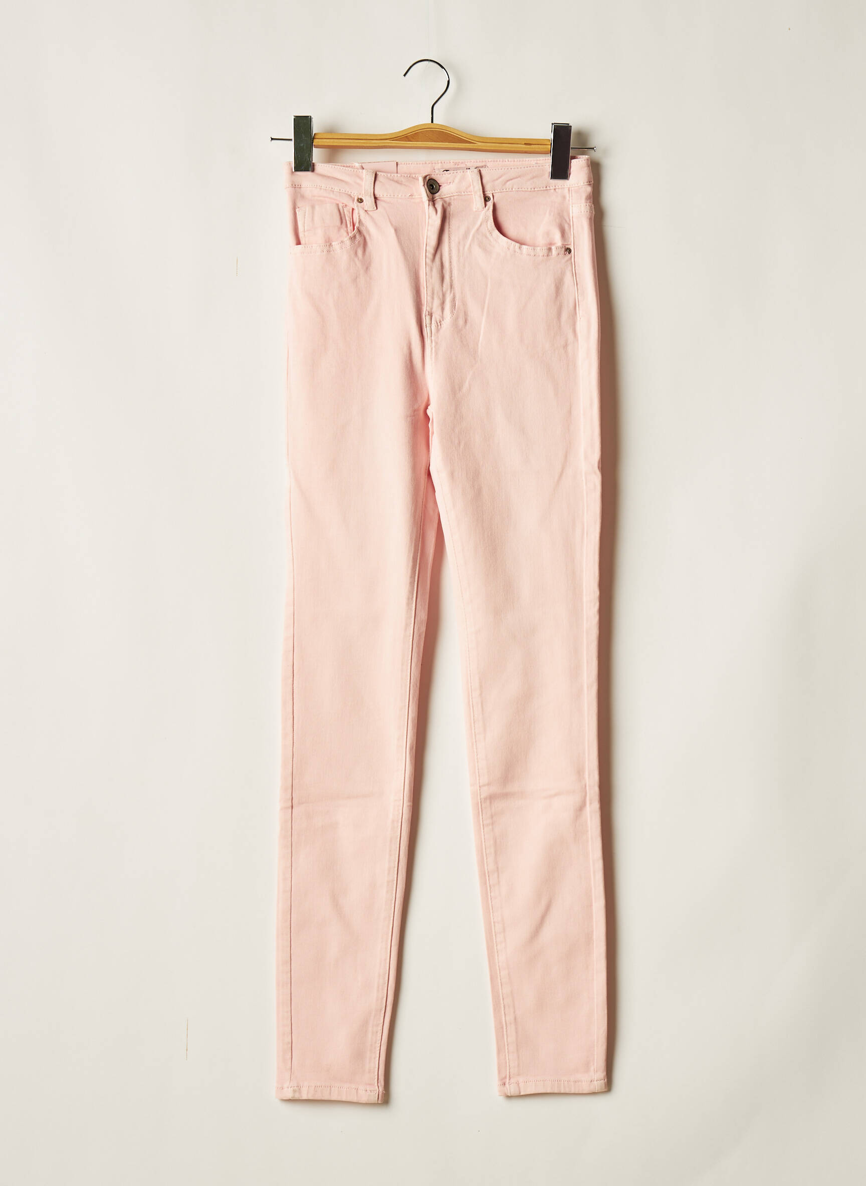 Toxik3 Jeans Skinny Femme couleur rose