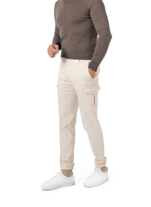 KARL LAGERFELD, Sweatpants, Mikrofaser, creme