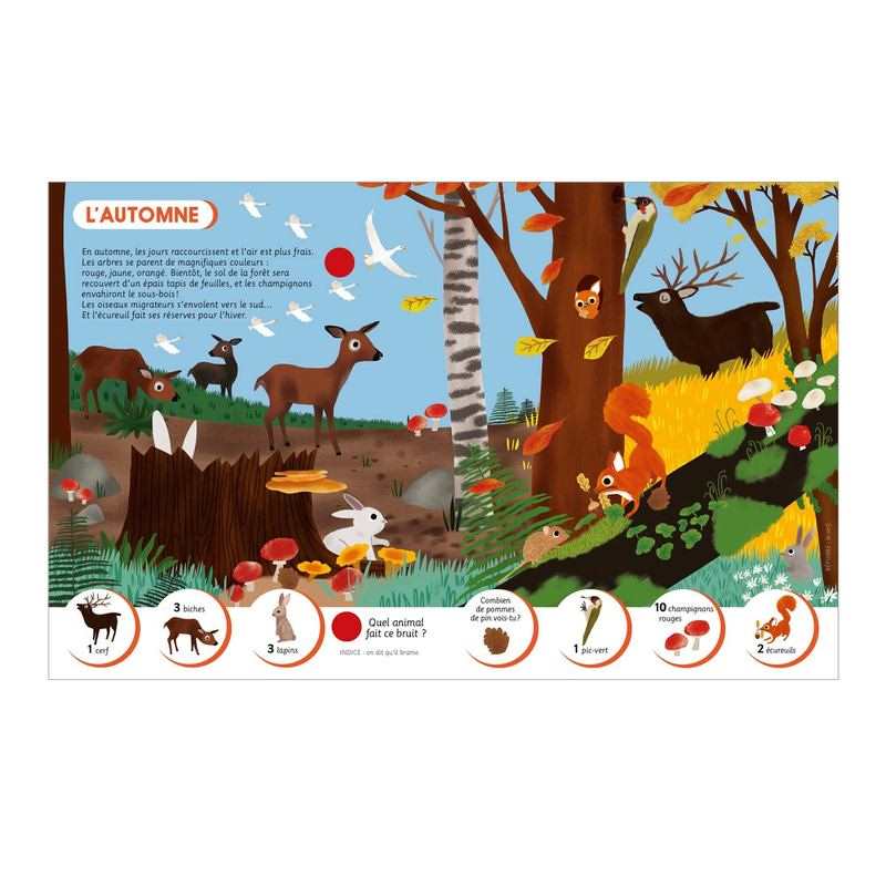 Livre Ecoute et trouve Les saisons - Larousse Jeunesse