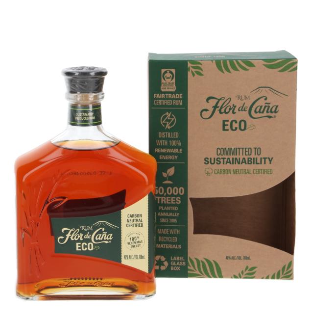 Flor de Caña Eco Rum 0,7 l·40 % vol
