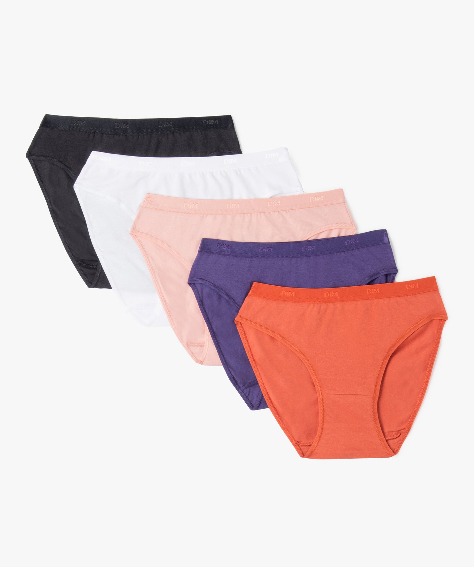 Culotte en coton stretch doux femme - Les Pockets de DIM (lo... multicolore | GEMO