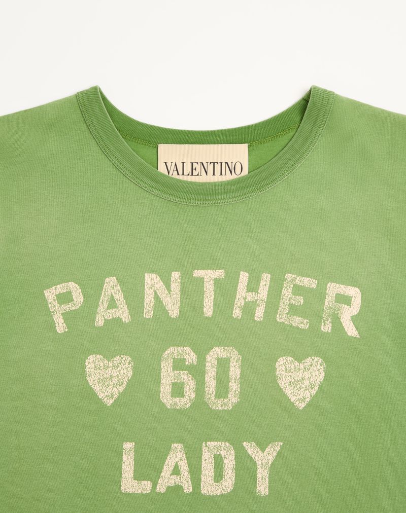 Camiseta de algodão estampada