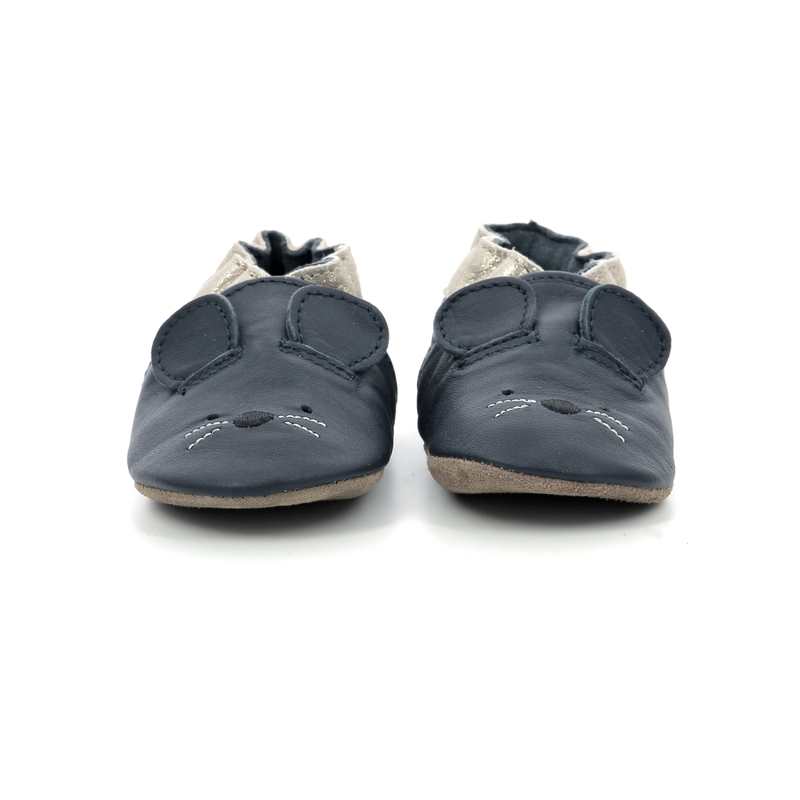 Chaussons cuir tannage vegetal Mouse Nose