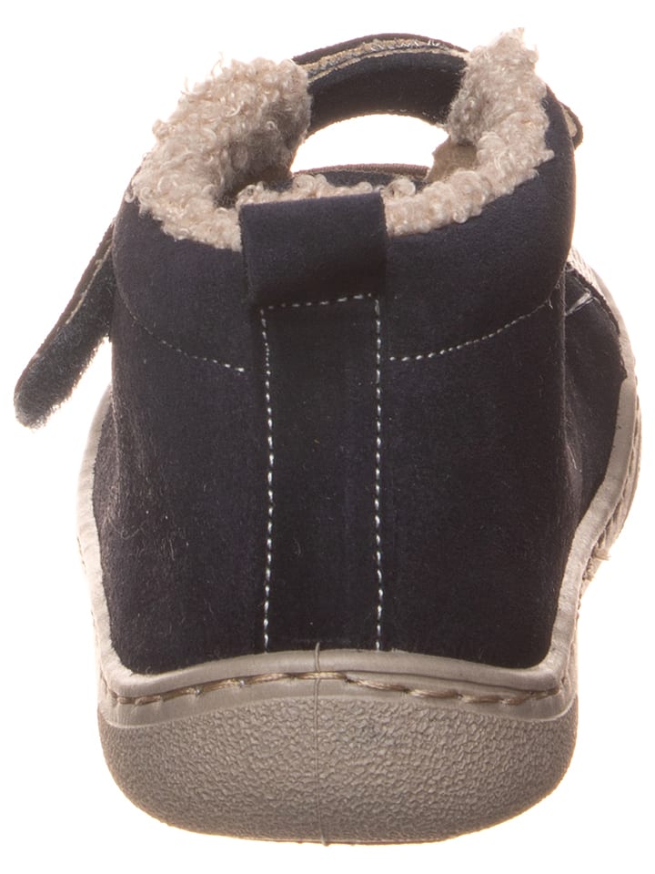 kmins Leder-Barfuß-Schnürschuh in Anthrazit günstig kaufen