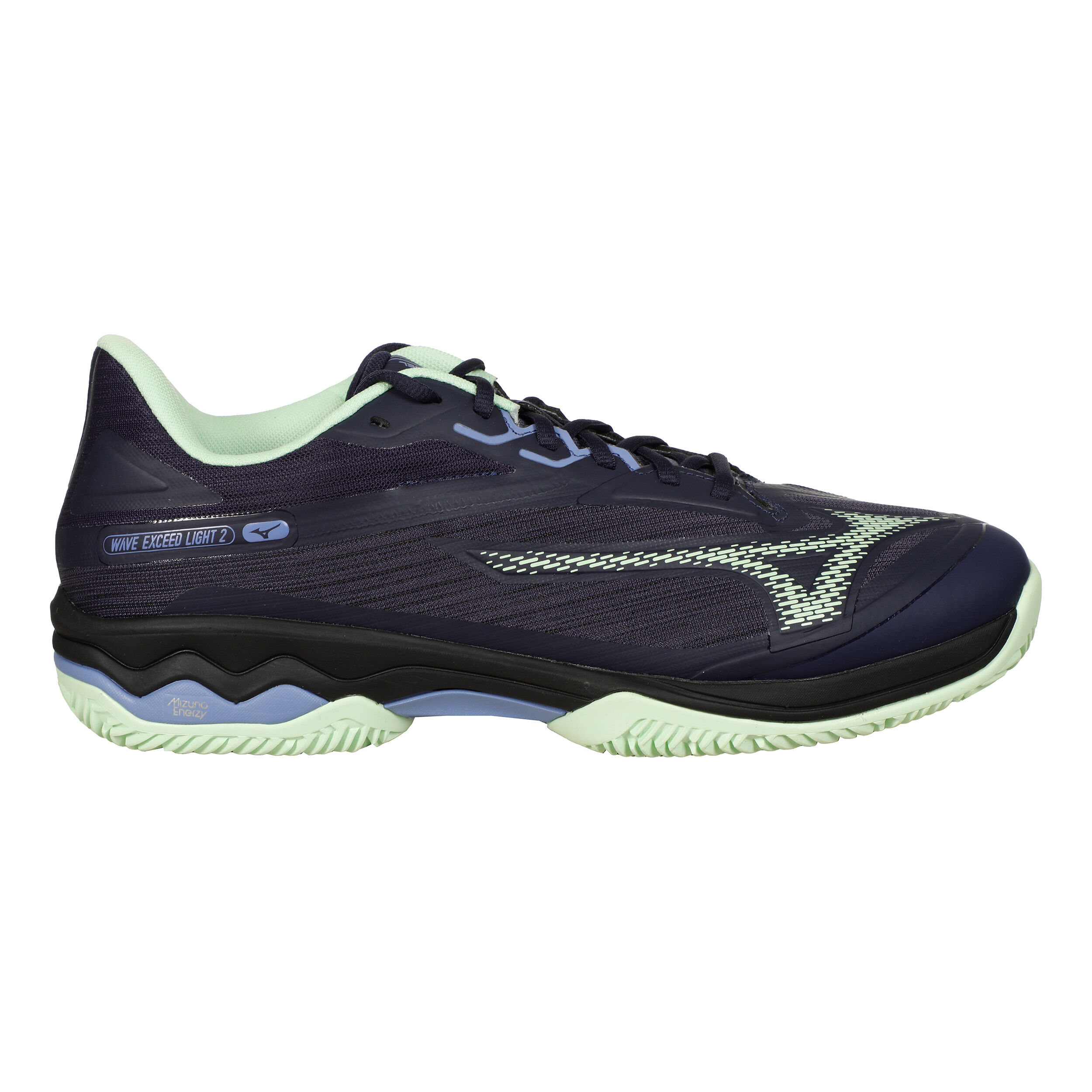 Wave Exceed Light 2 Padelschuh Herren - Dunkelblau, Hellgrün