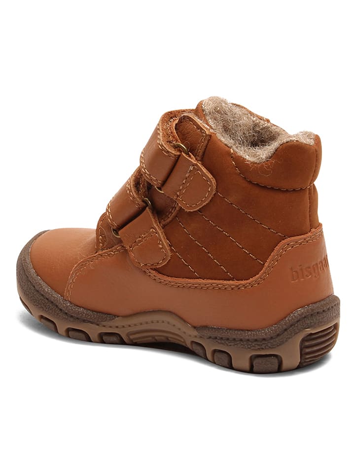 bisgaard Leder-Winterboots in Hellbraun günstig kaufen