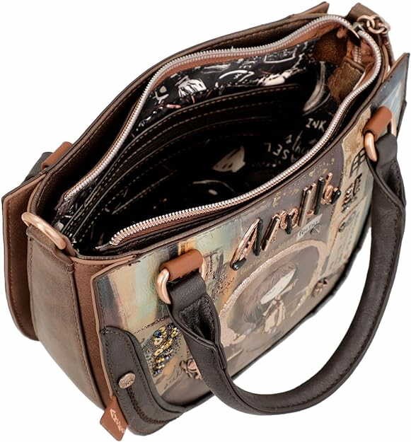 ANEKKE Handtaschen braun Handbag S round