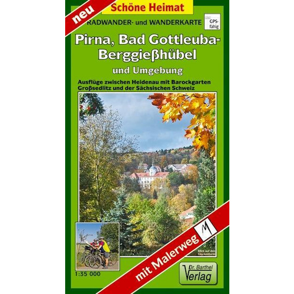 Bad Gottleuba-Berggießhübel, Pirna und Umgebung 1 : 35 000. Radwander- und Wanderkarte - Wanderkarte