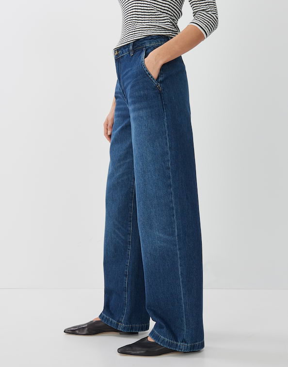 Wide Leg Jeans Celen dynamic blue