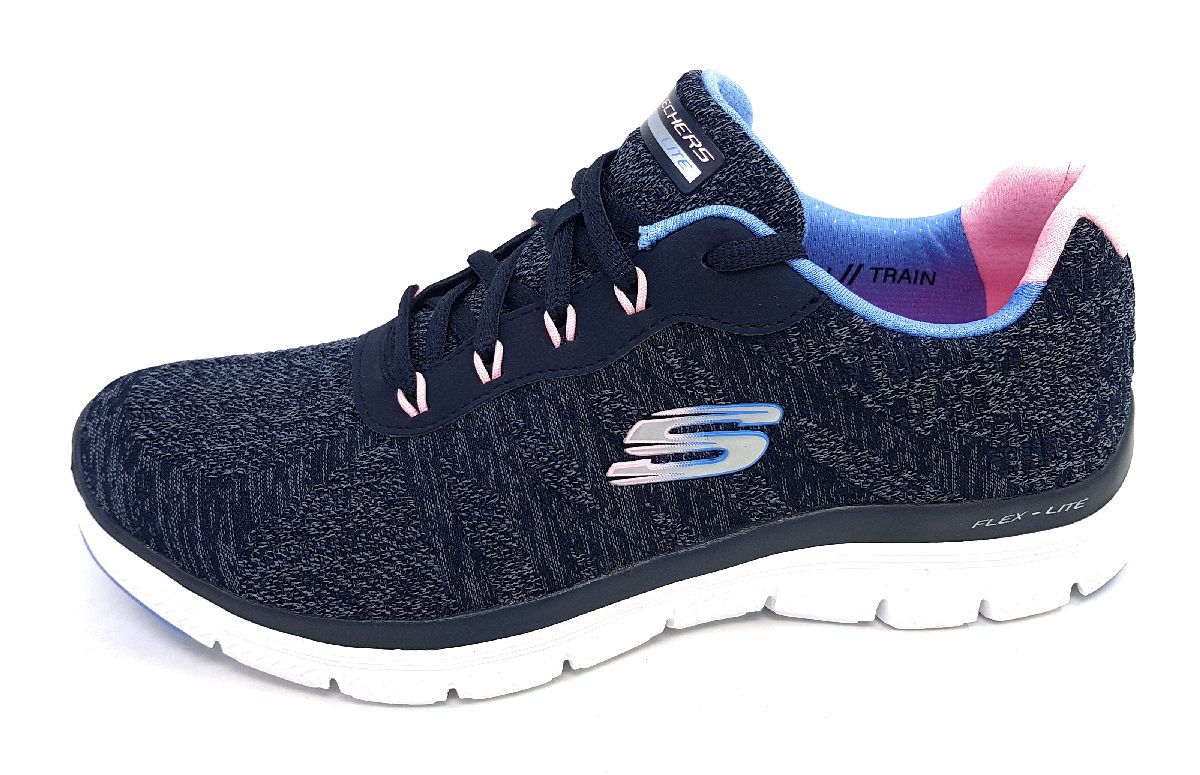 Skechers Flex Appeal 149570 Blau NVMT Blau