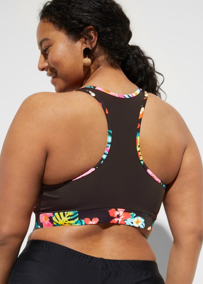 Bustier Bikini Oberteil aus recyceltem Polyamid