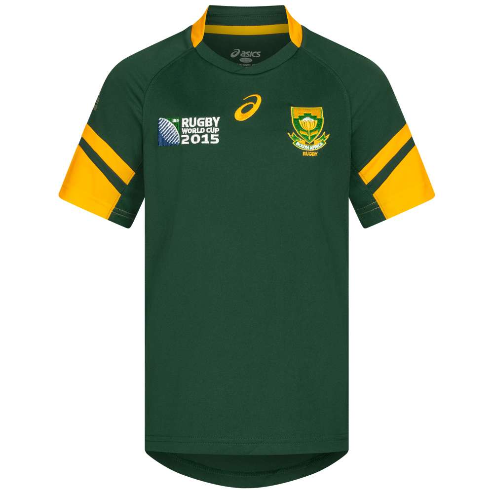 Südafrika Springboks ASICS Rugby Kinder Trikot 126316SR-4100