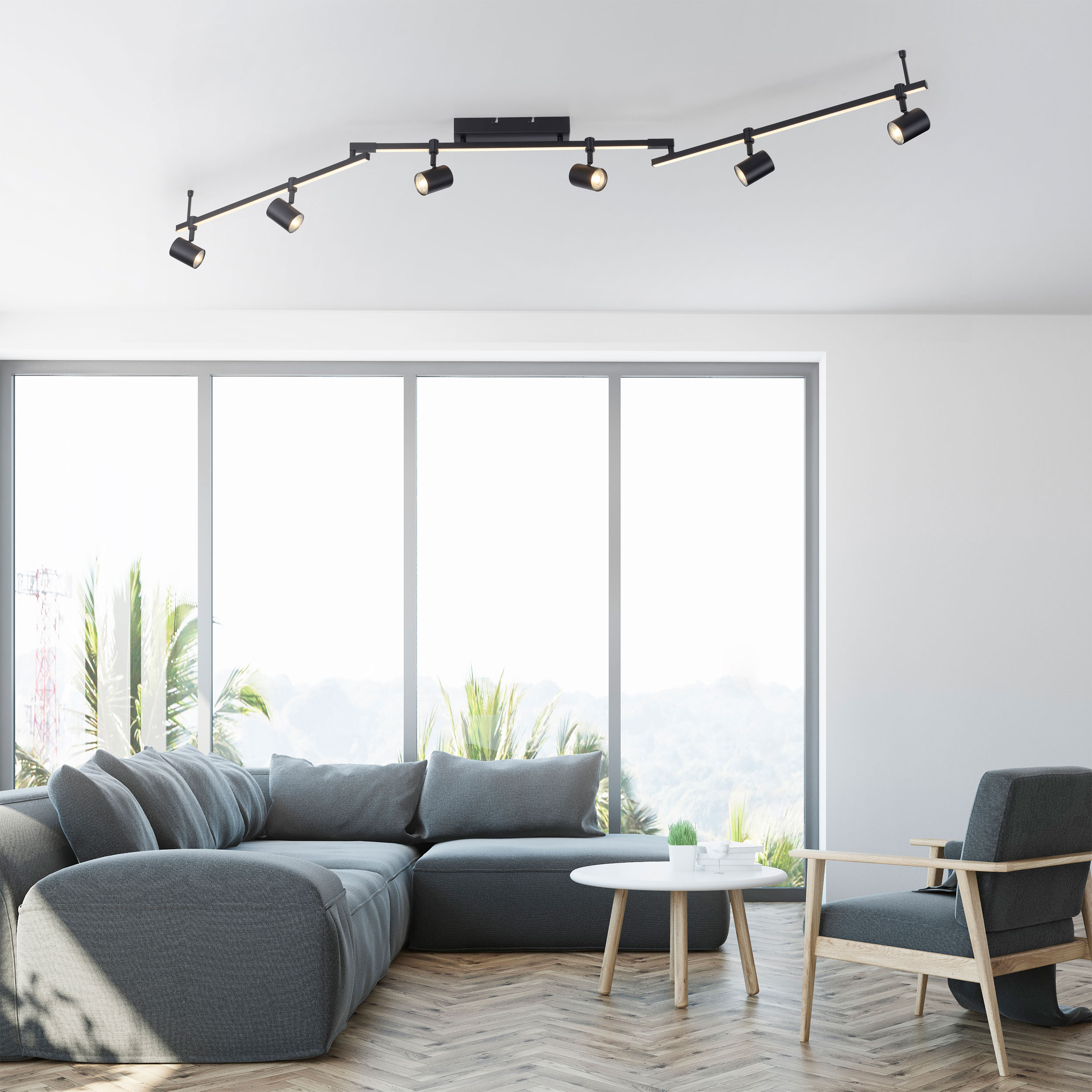 Paul NeuhausLED-Deckenleuchte 6flg