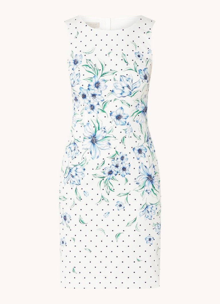 Vestido mini ajustado con estampado floral Hobbs Fiona