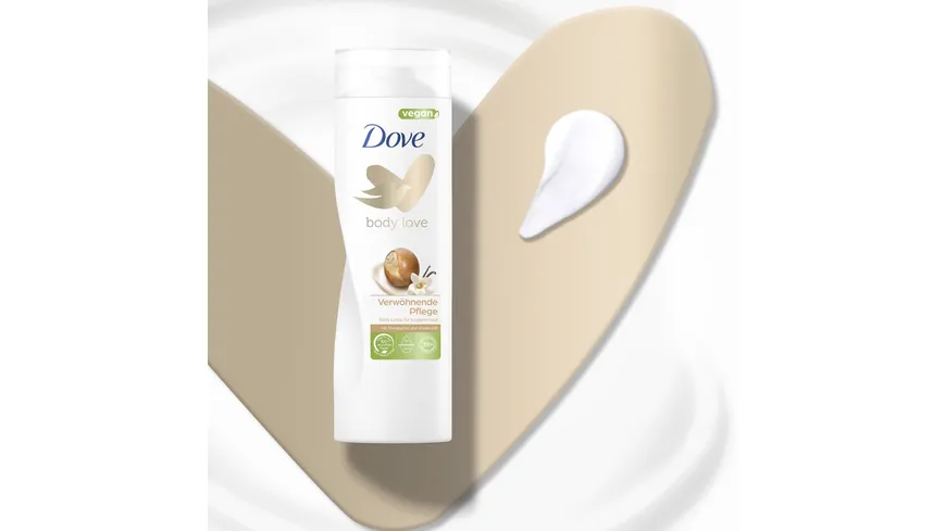 Dove Body Love Verwöhnende Pflege Body Lotion mit Sheabutter & Vanilleduft 400 ml